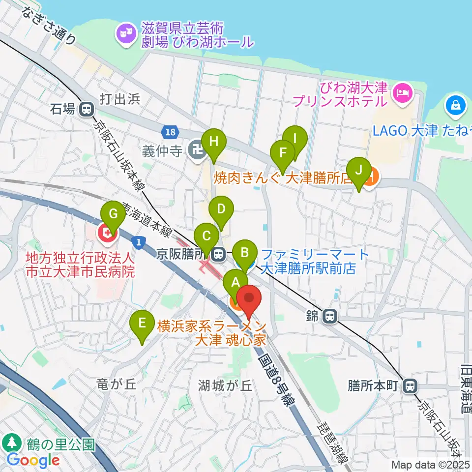 Altero Custom Guitars周辺のコンビニエンスストア一覧地図