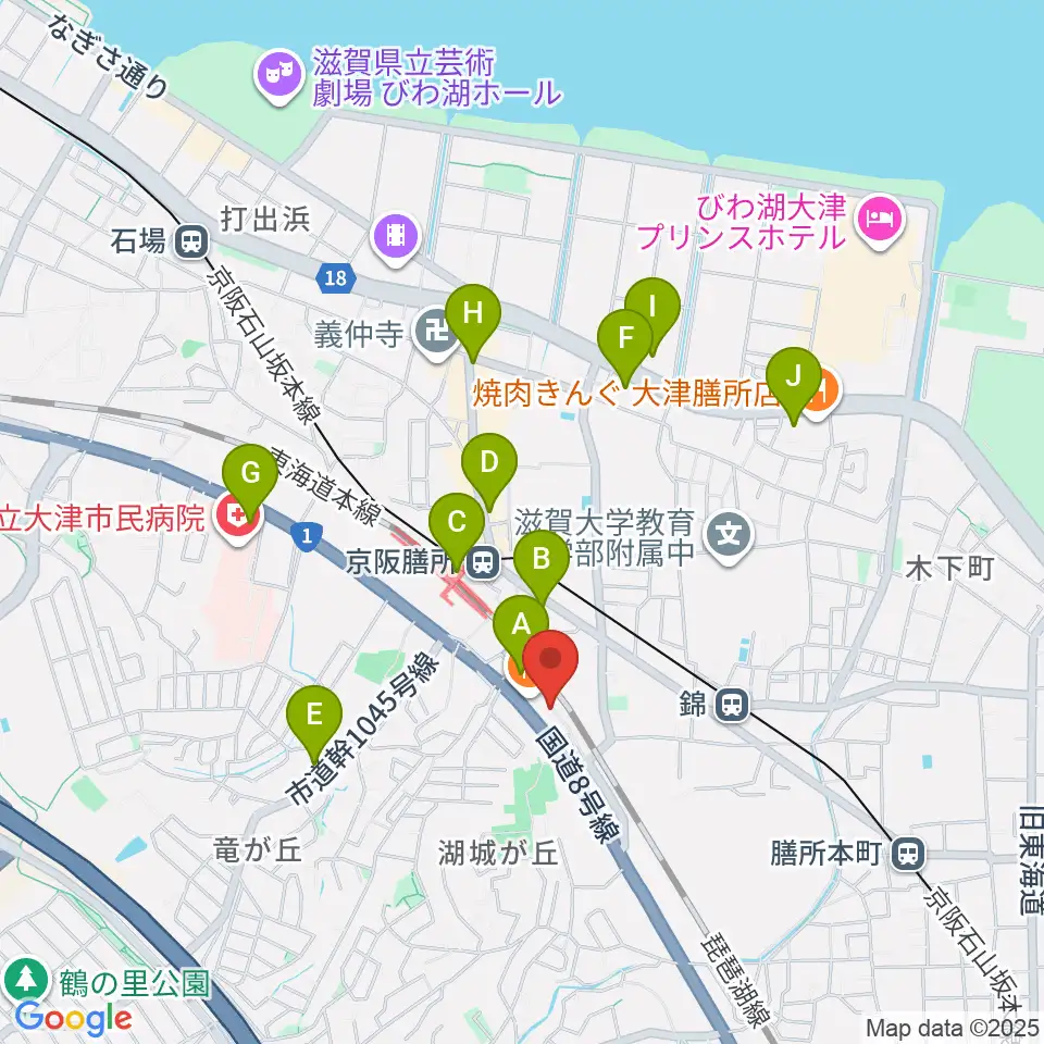 Altero Custom Guitars周辺のコンビニエンスストア一覧地図