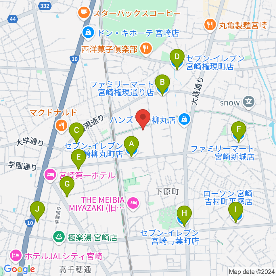 ベリーエイプ・インク周辺のコンビニエンスストア一覧地図