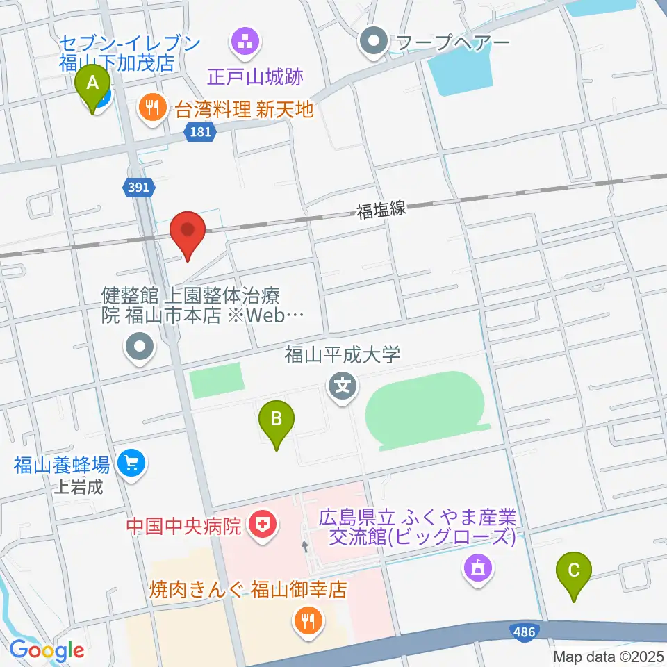 新和琴楽(有)周辺のコンビニエンスストア一覧地図