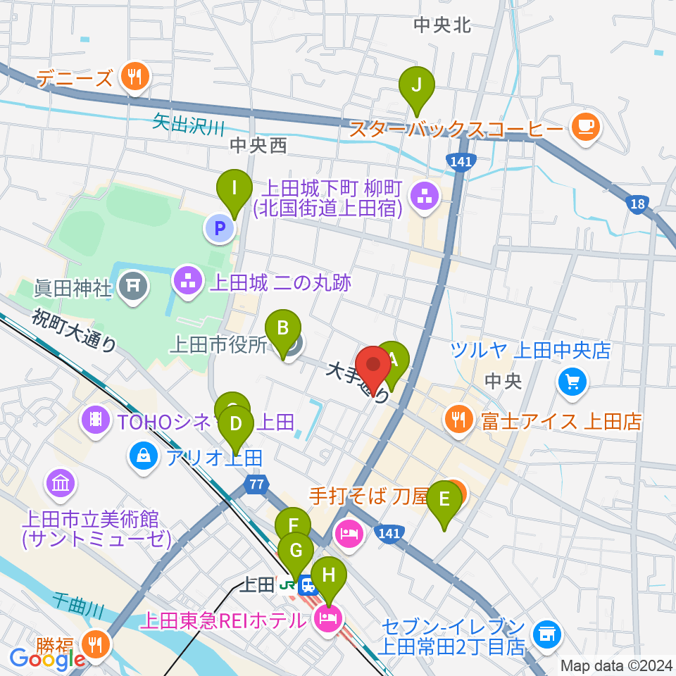 MY楽器周辺のコンビニエンスストア一覧地図