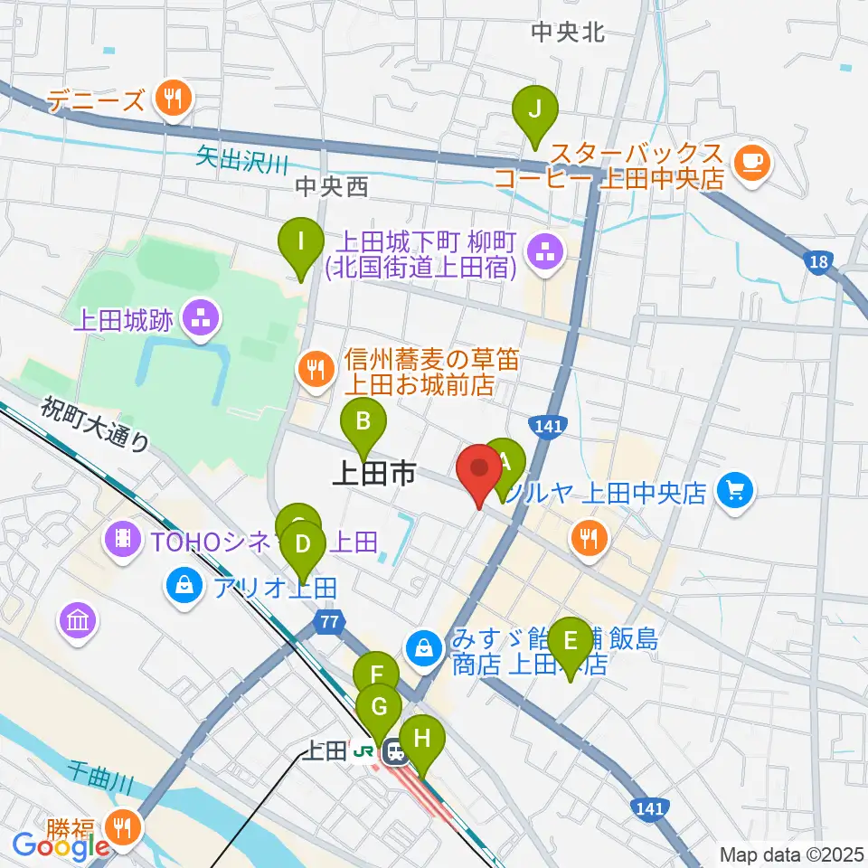 MY楽器周辺のコンビニエンスストア一覧地図