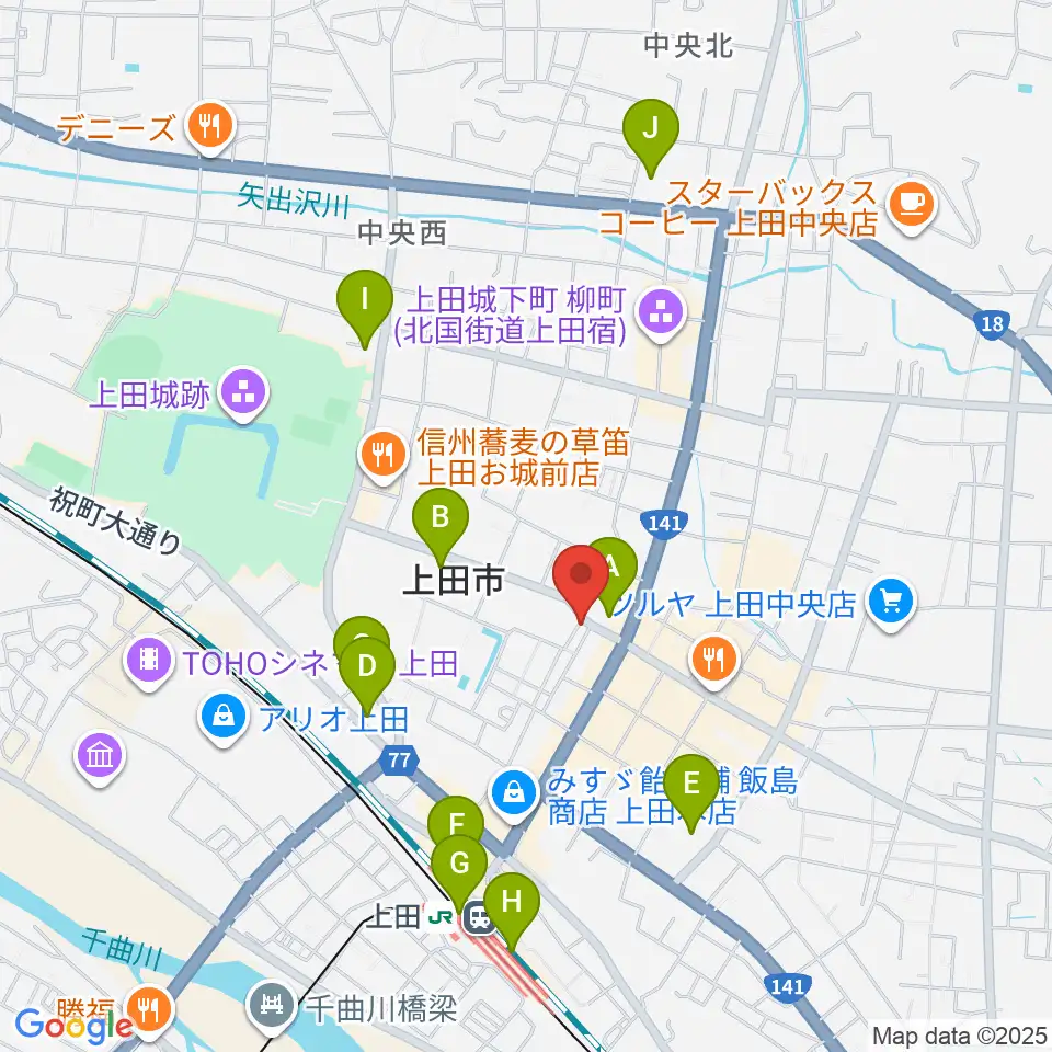 MY楽器周辺のコンビニエンスストア一覧地図