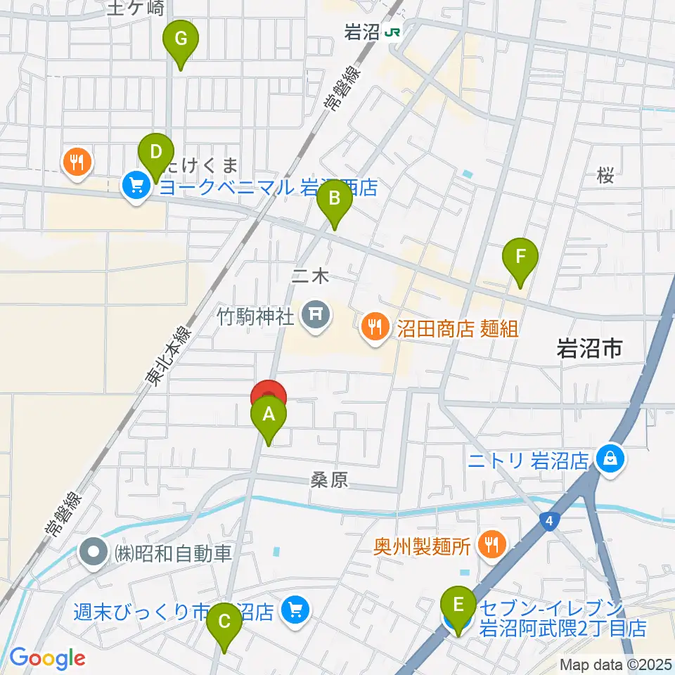 シトラスハウス周辺のコンビニエンスストア一覧地図