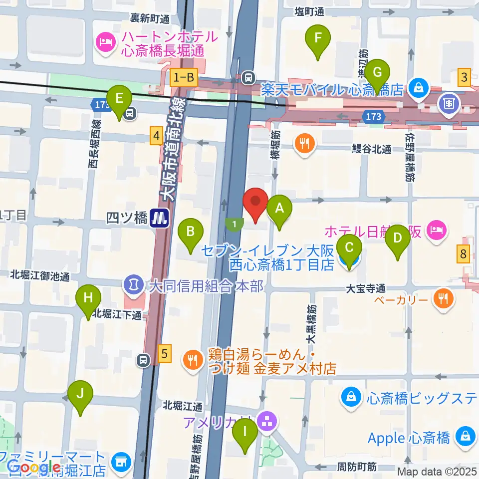 Vocal Space B周辺のコンビニエンスストア一覧地図