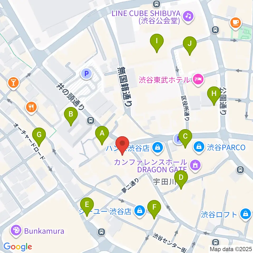サウンドスクランブル周辺のコンビニエンスストア一覧地図
