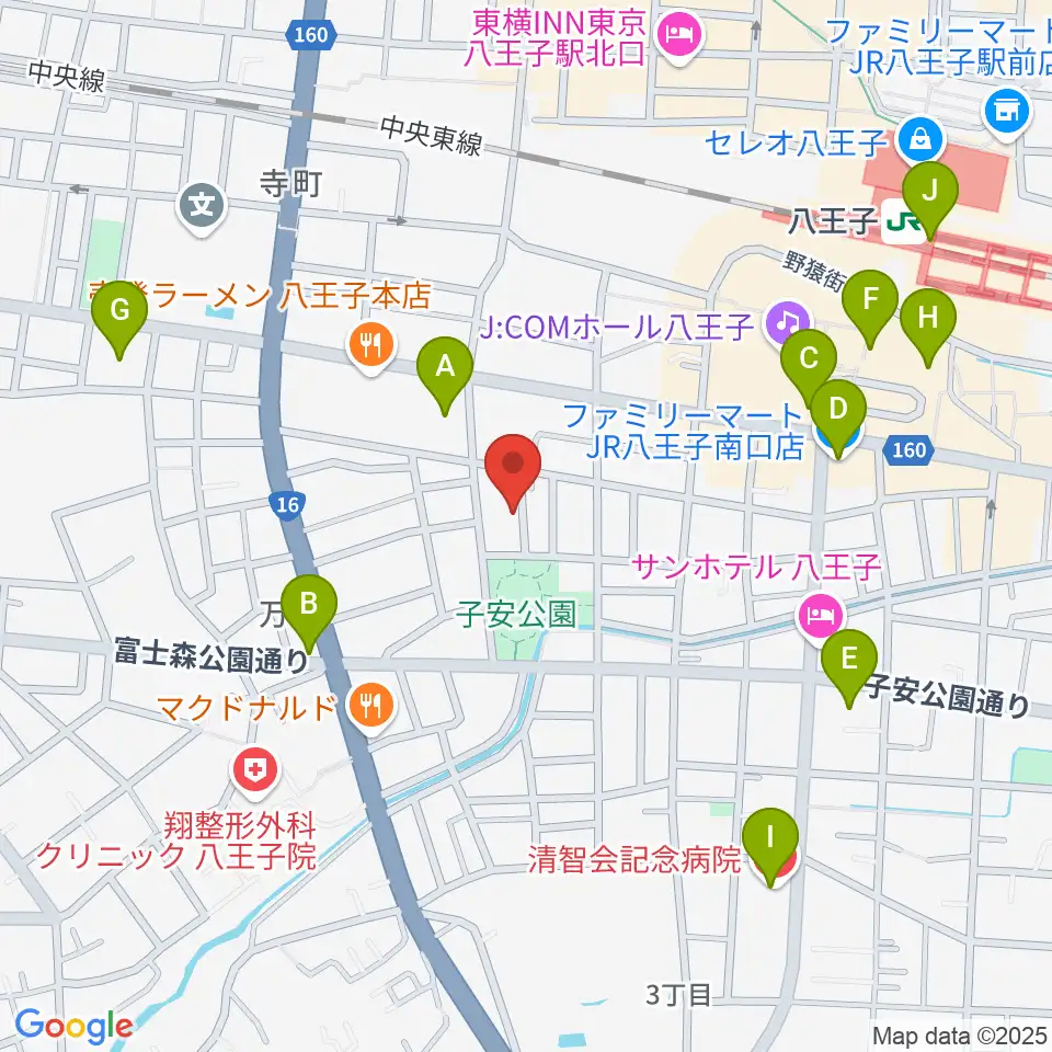 Ai Music Academy周辺のコンビニエンスストア一覧地図