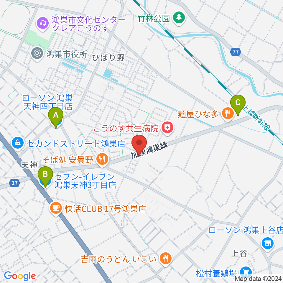 サウンドステア周辺のコンビニエンスストア一覧地図