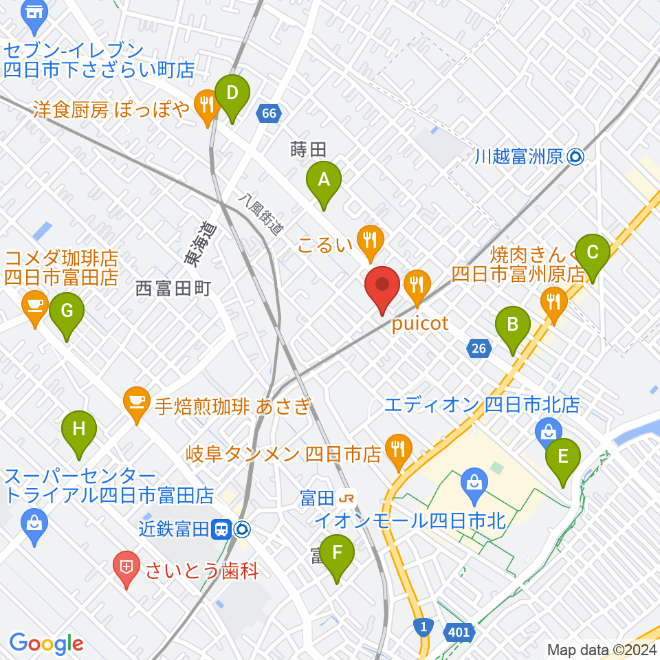 ホーリーハウス周辺のコンビニエンスストア一覧地図