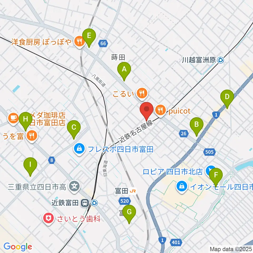 ホーリーハウス周辺のコンビニエンスストア一覧地図