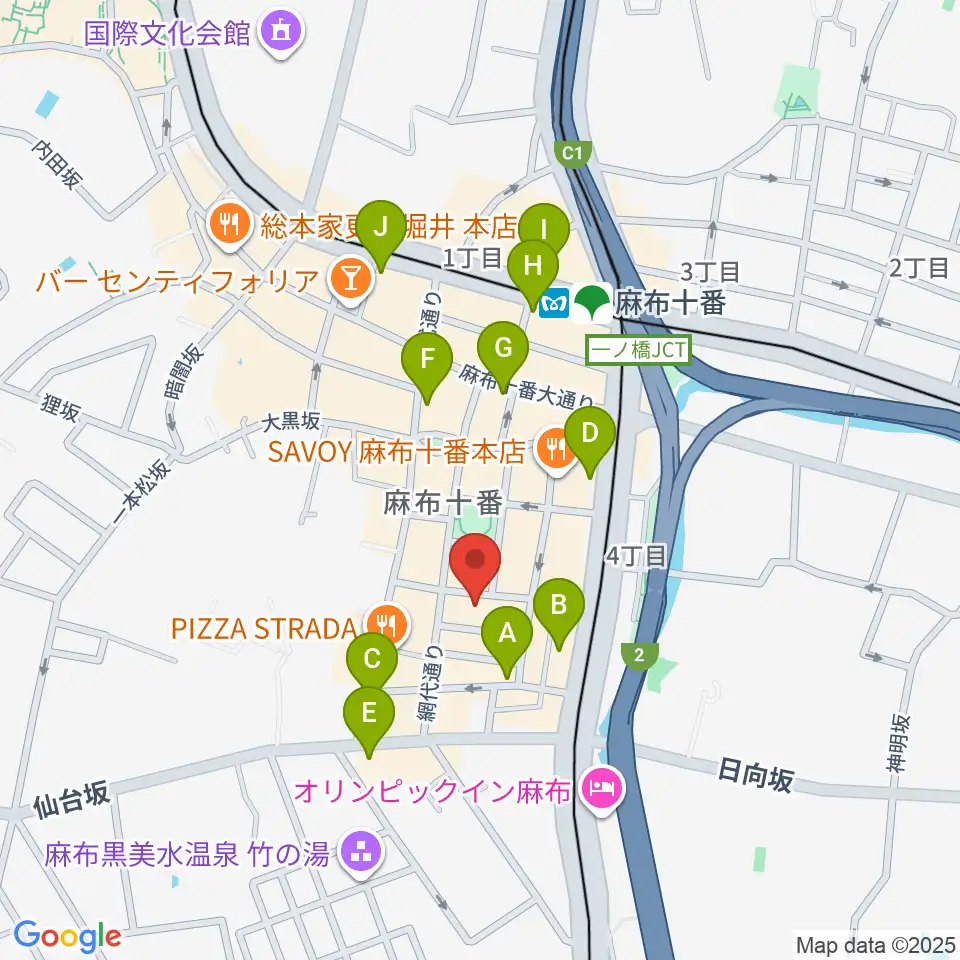 音楽塾ヴォイス東京校周辺のコンビニエンスストア一覧地図