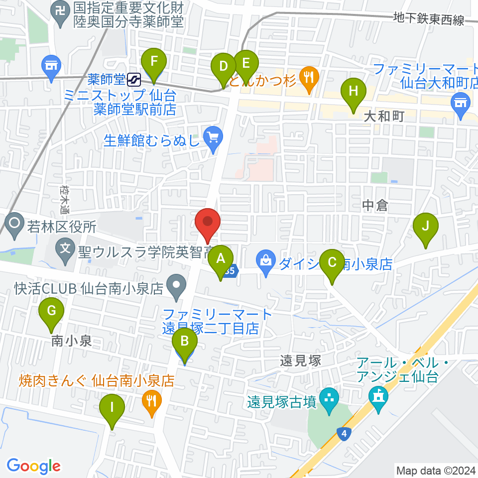 Repair Garage周辺のコンビニエンスストア一覧地図