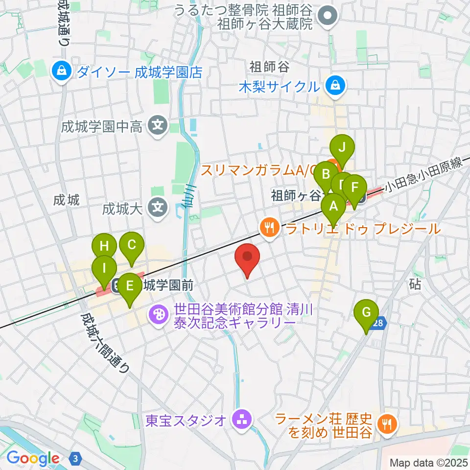 スタジオ トーンマイスター周辺のコンビニエンスストア一覧地図