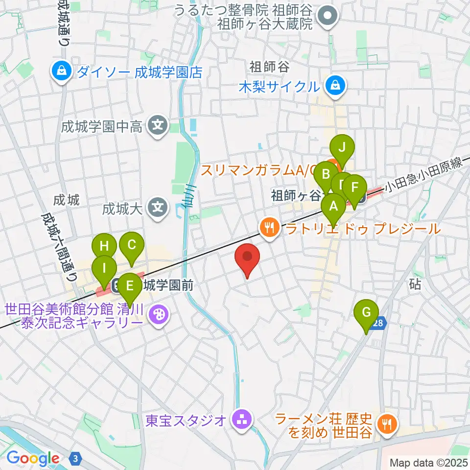 スタジオ トーンマイスター周辺のコンビニエンスストア一覧地図