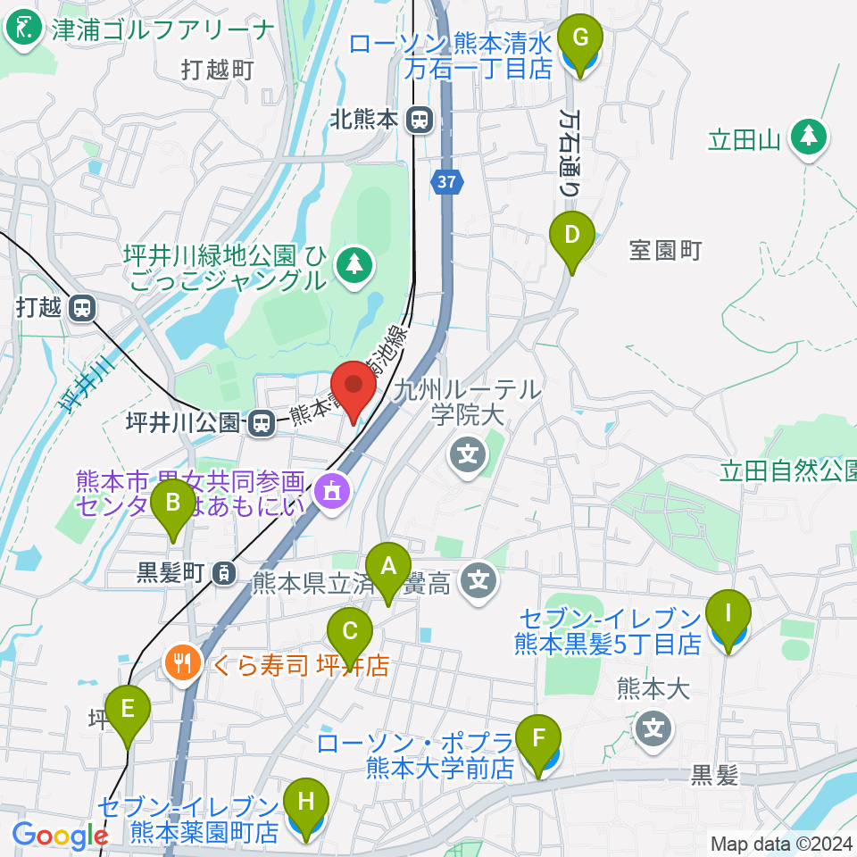 スタジオスミス周辺のコンビニエンスストア一覧地図