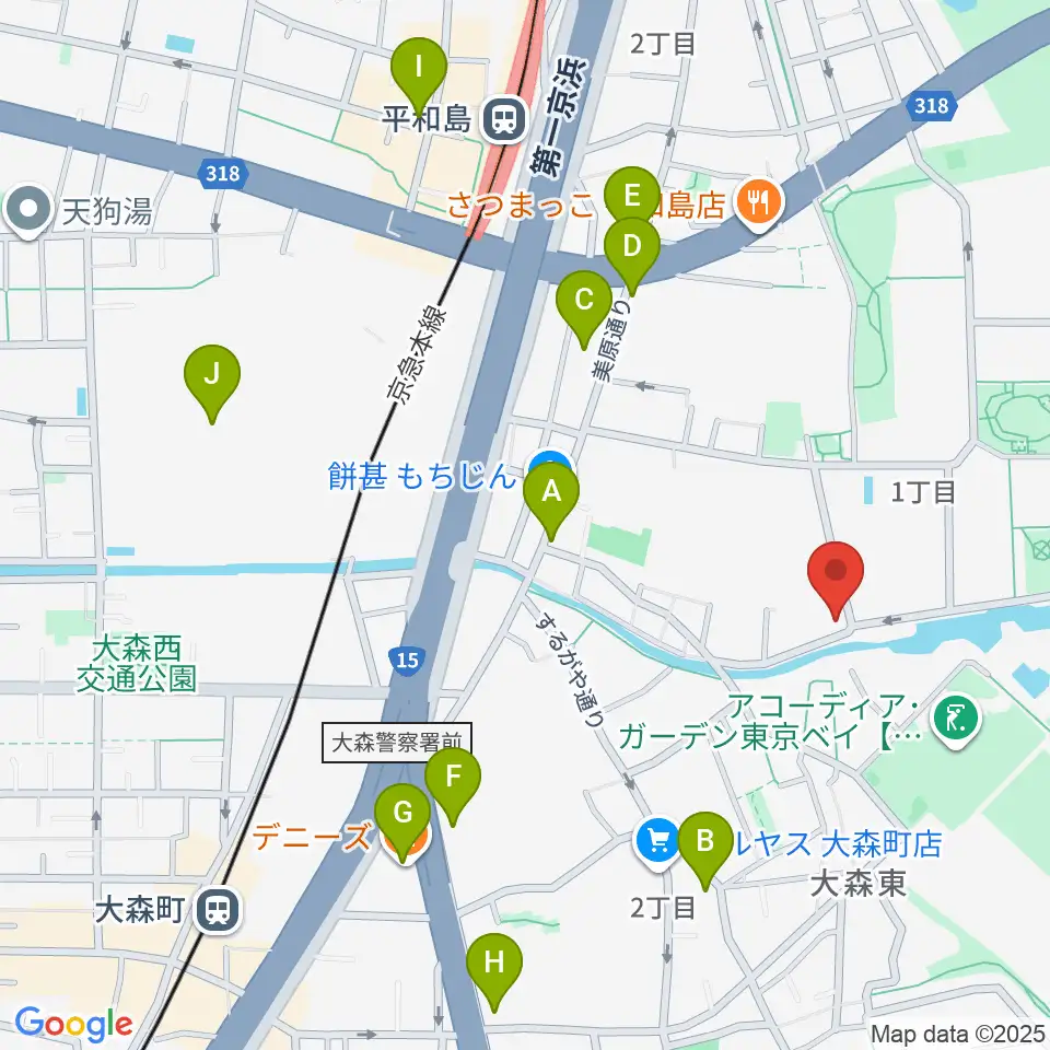 サウンドパーク周辺のコンビニエンスストア一覧地図