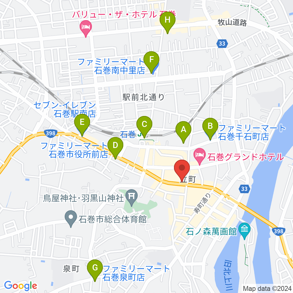 ラ・ストラーダ周辺のコンビニエンスストア一覧地図