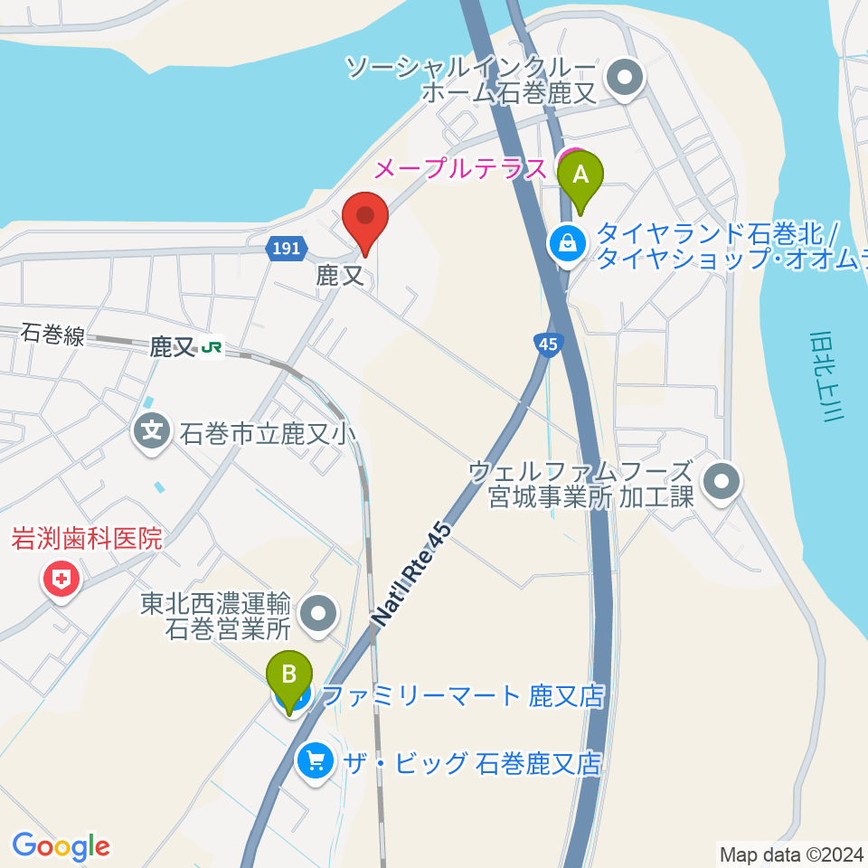 N's SQUARE周辺のコンビニエンスストア一覧地図