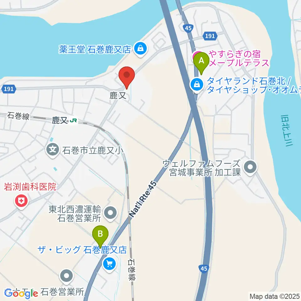 N's SQUARE周辺のコンビニエンスストア一覧地図