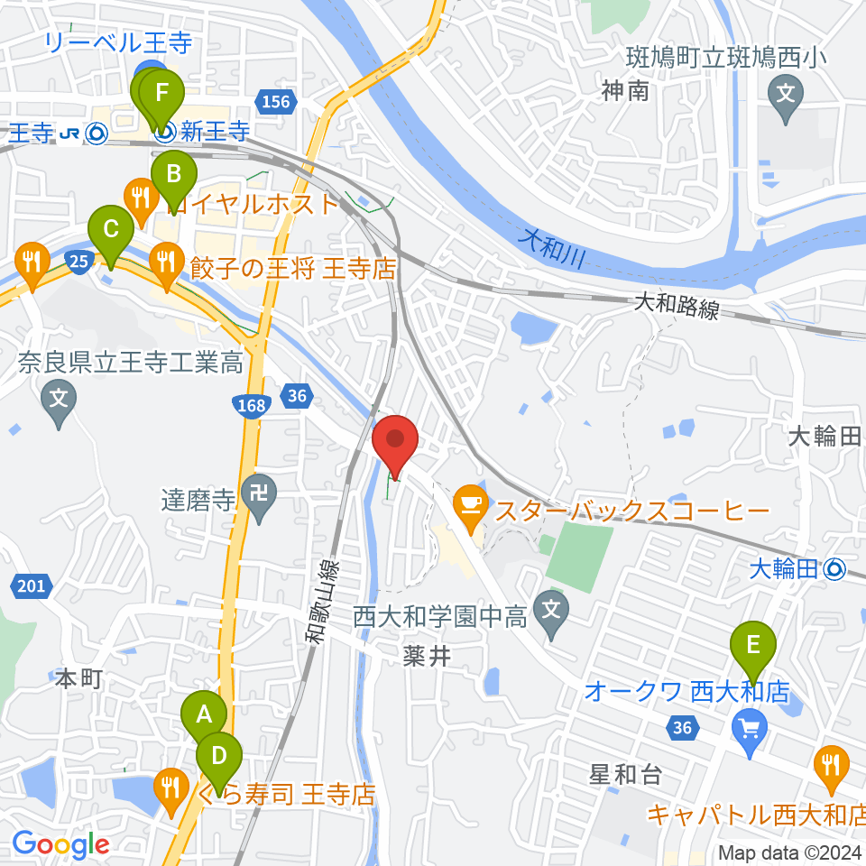 ミュージックスタジオ シグナス周辺のコンビニエンスストア一覧地図