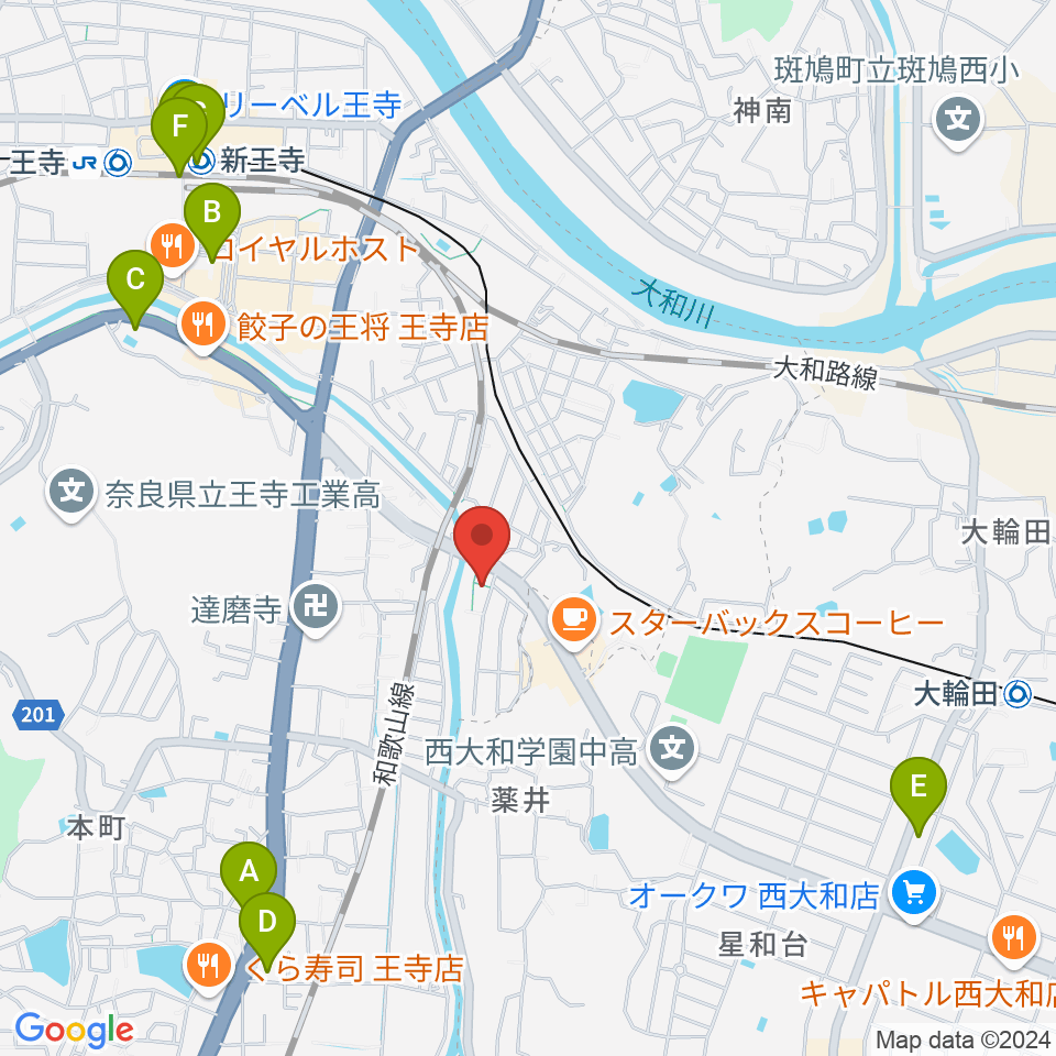 ミュージックスタジオ シグナス周辺のコンビニエンスストア一覧地図