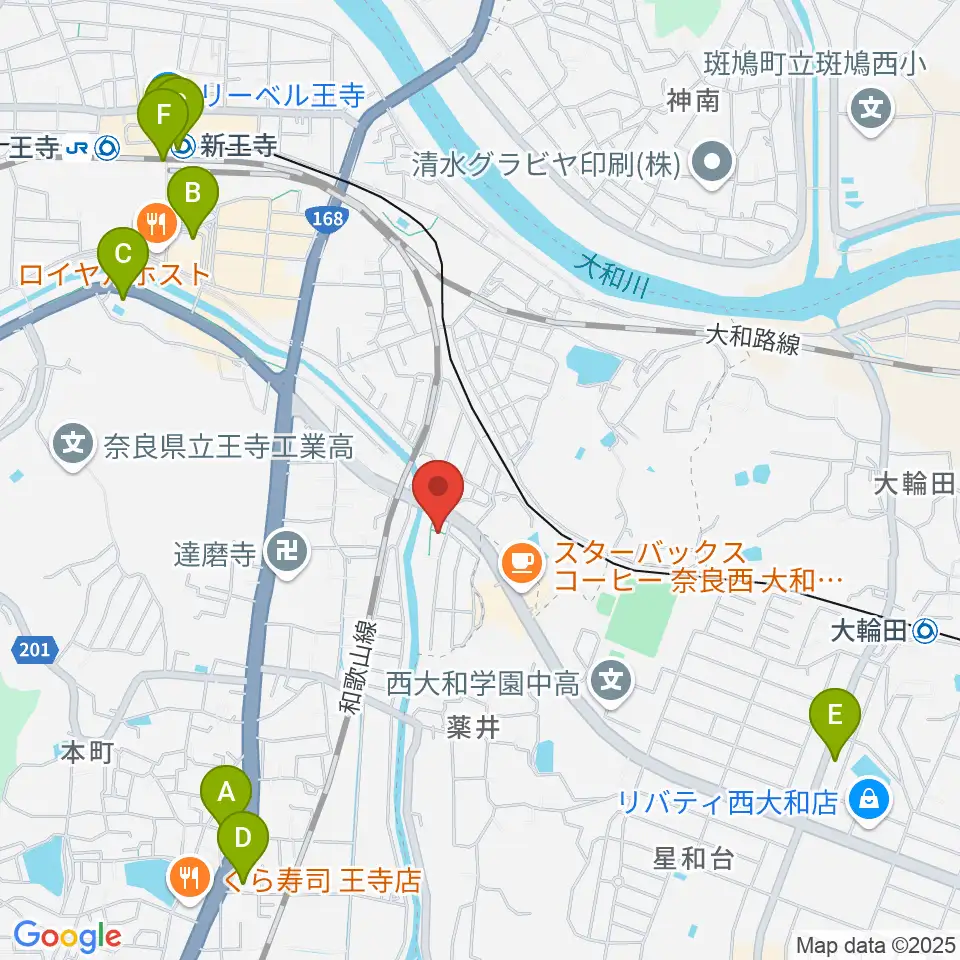 ミュージックスタジオ シグナス周辺のコンビニエンスストア一覧地図