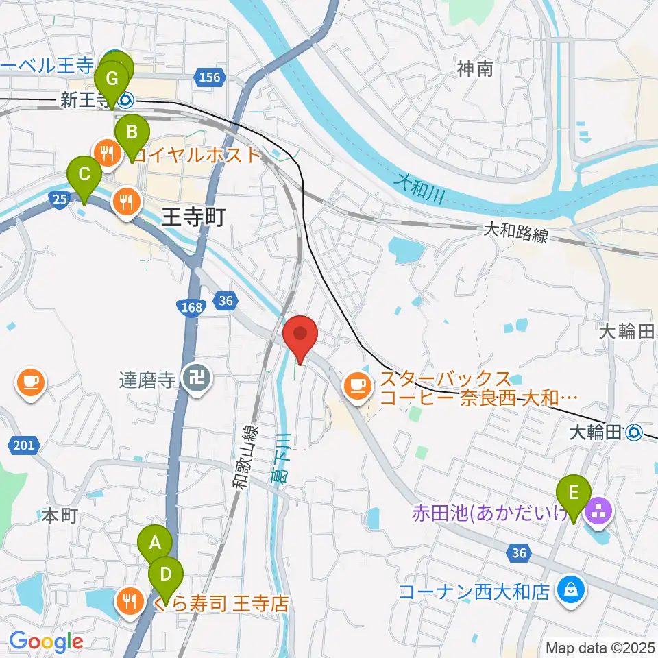 ミュージックスタジオ シグナス周辺のコンビニエンスストア一覧地図