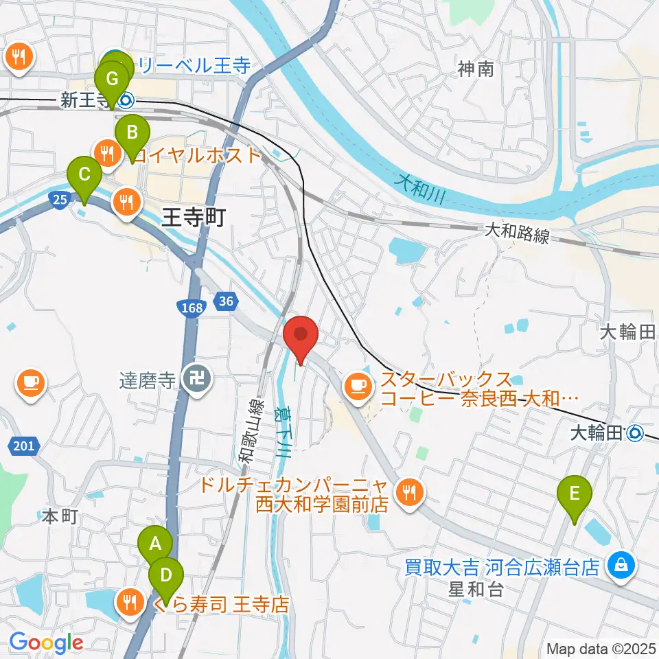 ミュージックスタジオ シグナス周辺のコンビニエンスストア一覧地図