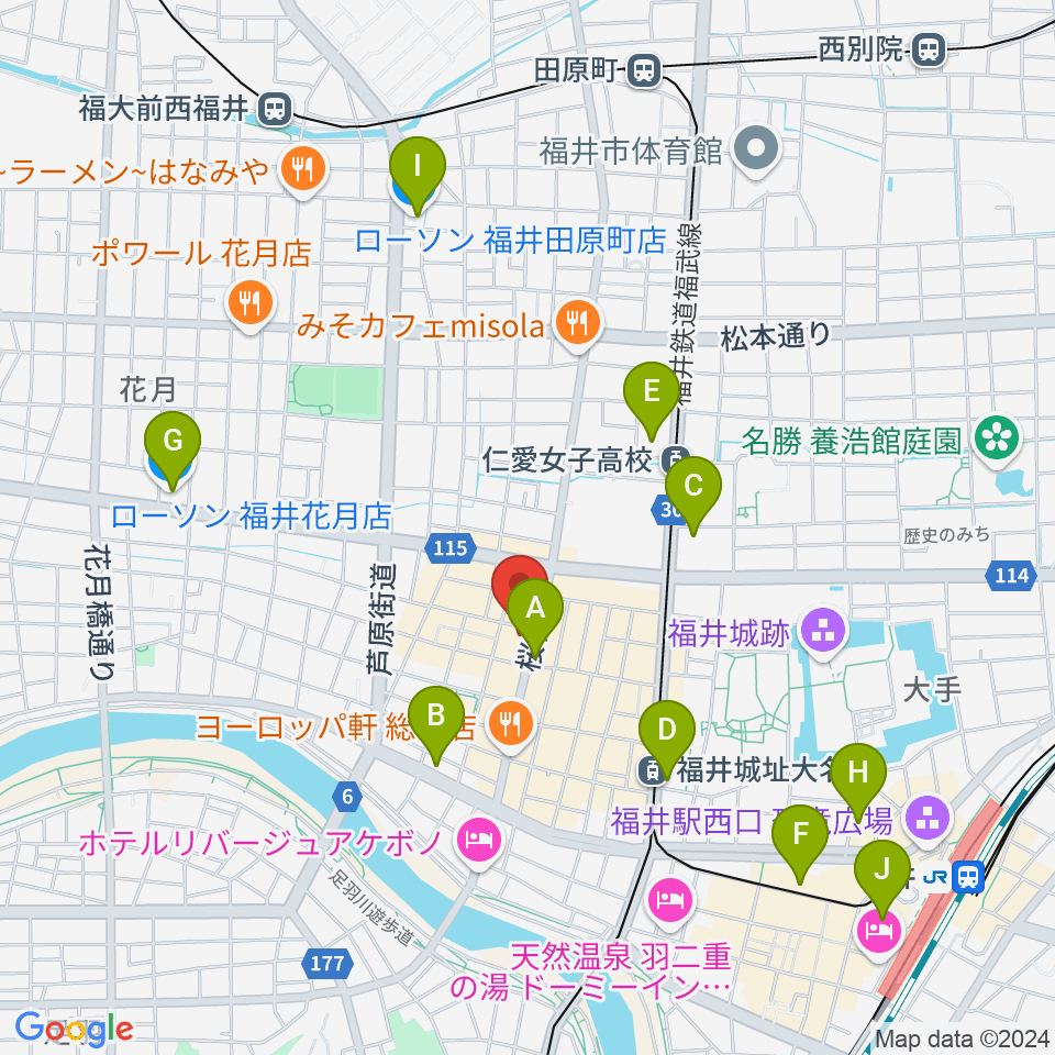 シライハウス周辺のコンビニエンスストア一覧地図