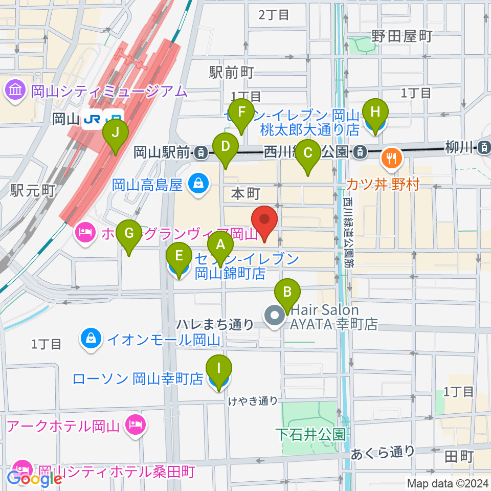 クレイジーママ セカンドルーム周辺のコンビニエンスストア一覧地図