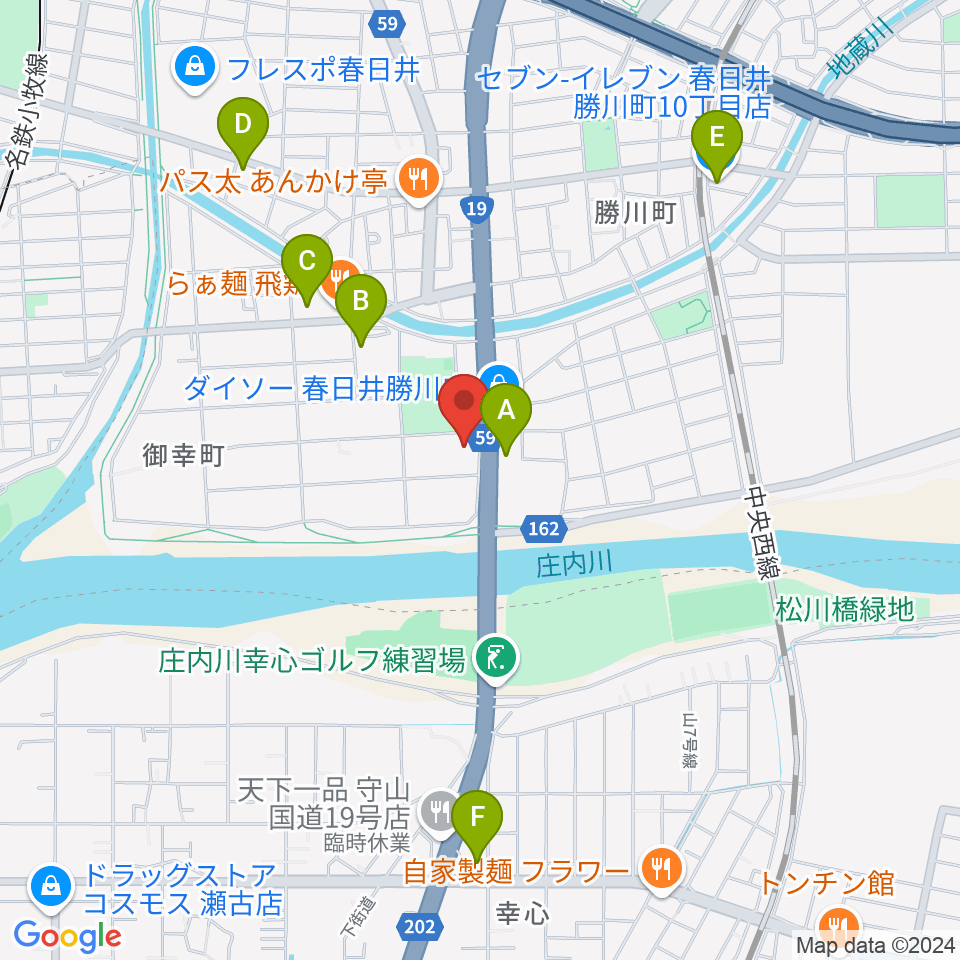 GSPスタジオ周辺のコンビニエンスストア一覧地図