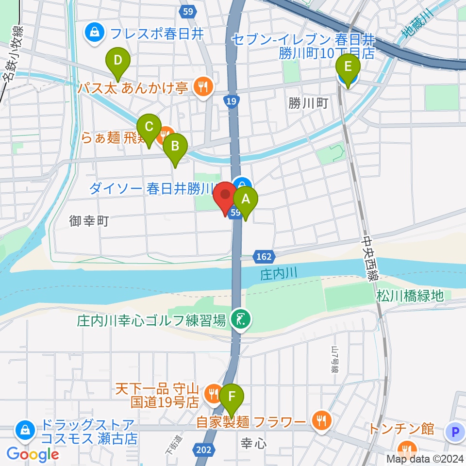 GSPスタジオ周辺のコンビニエンスストア一覧地図