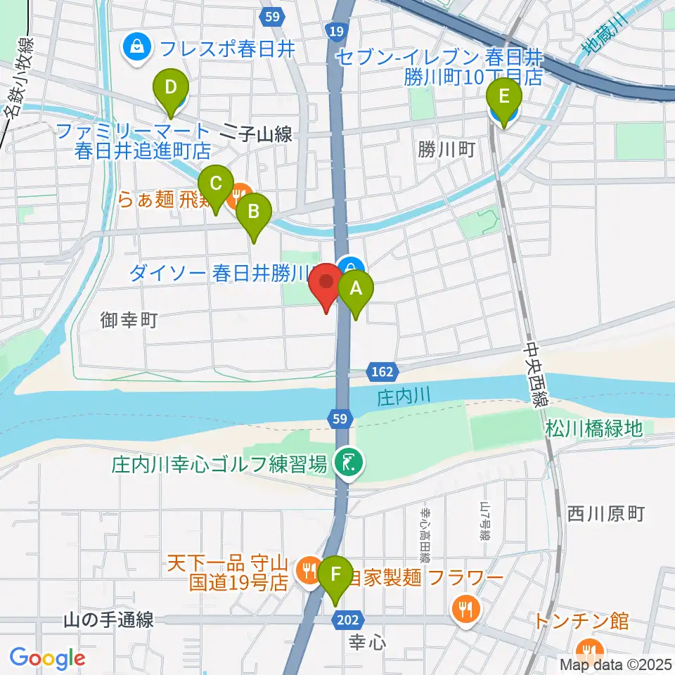 GSPスタジオ周辺のコンビニエンスストア一覧地図