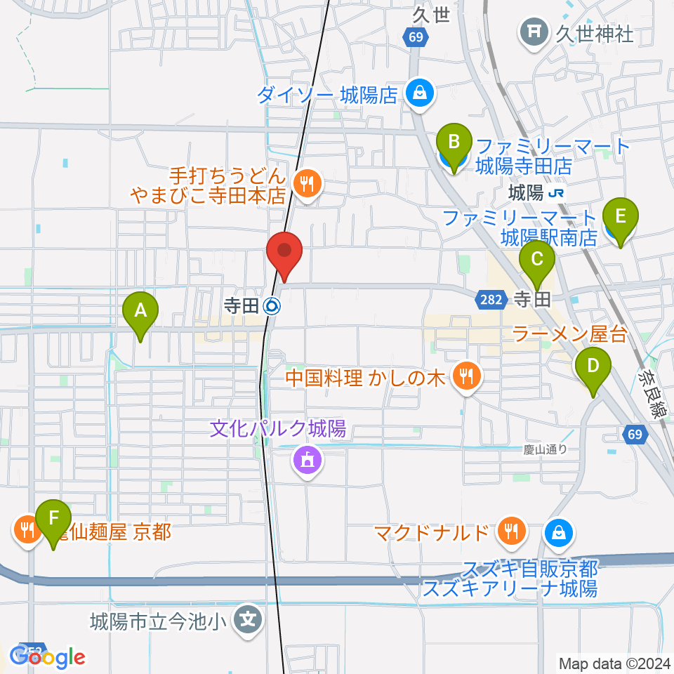 スタジオフレイバー周辺のコンビニエンスストア一覧地図