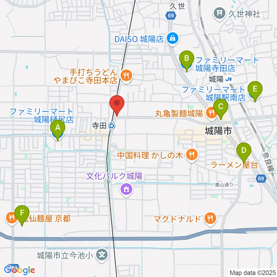 スタジオフレイバー周辺のコンビニエンスストア一覧地図