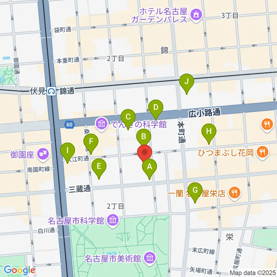 名古屋R&B Melrose周辺のコンビニエンスストア一覧地図