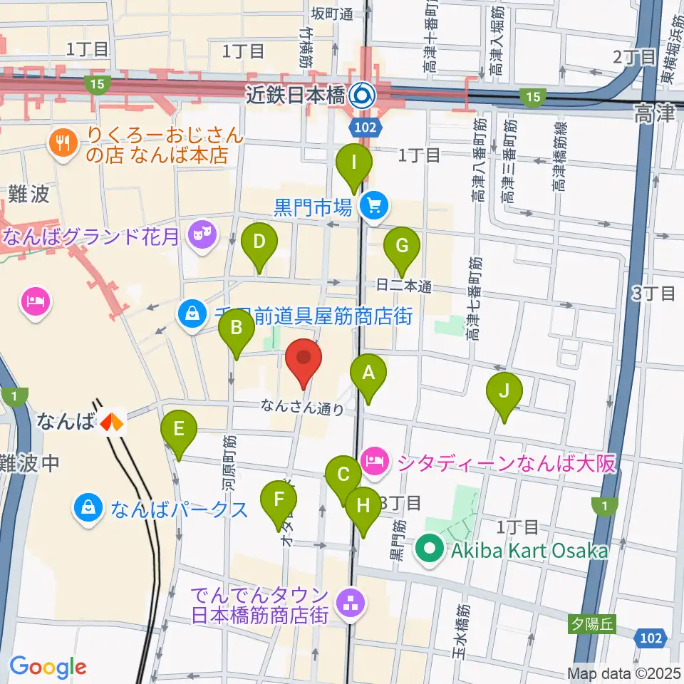 スタジオクーパー周辺のコンビニエンスストア一覧地図