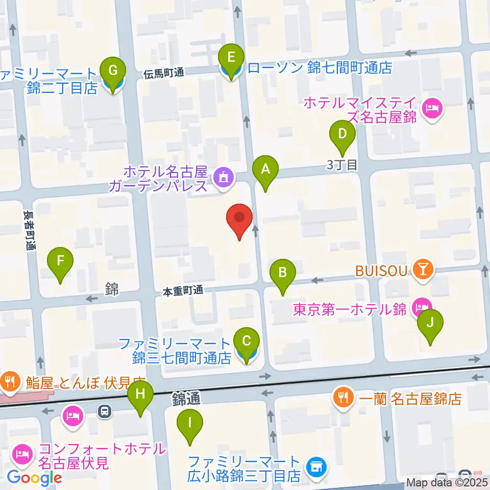 SoundBar JAP周辺のコンビニエンスストア一覧地図