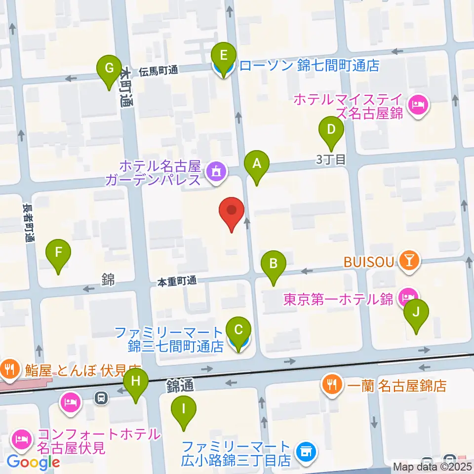 SoundBar JAP周辺のコンビニエンスストア一覧地図