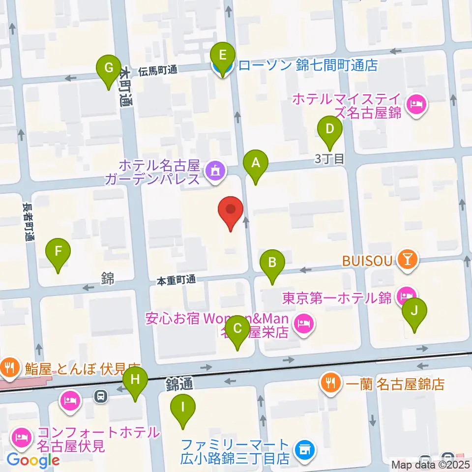 SoundBar JAP周辺のコンビニエンスストア一覧地図