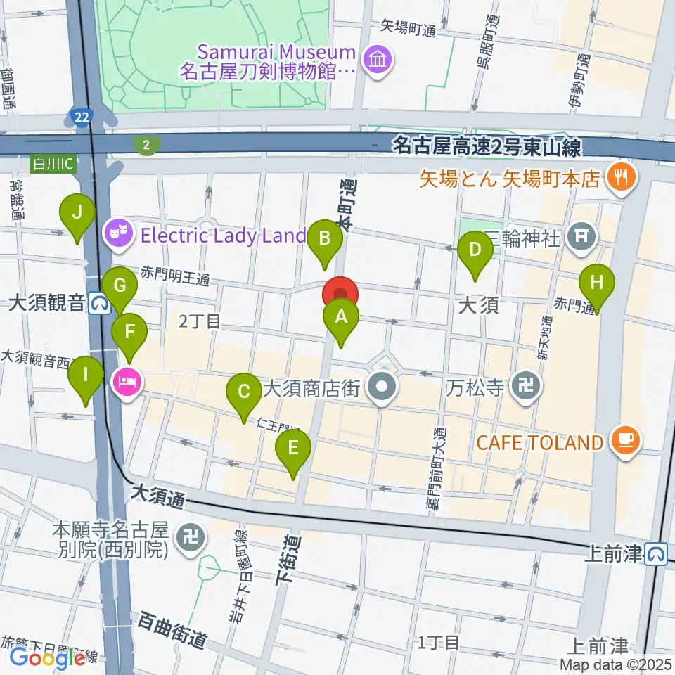X-HALL ZEN周辺のコンビニエンスストア一覧地図
