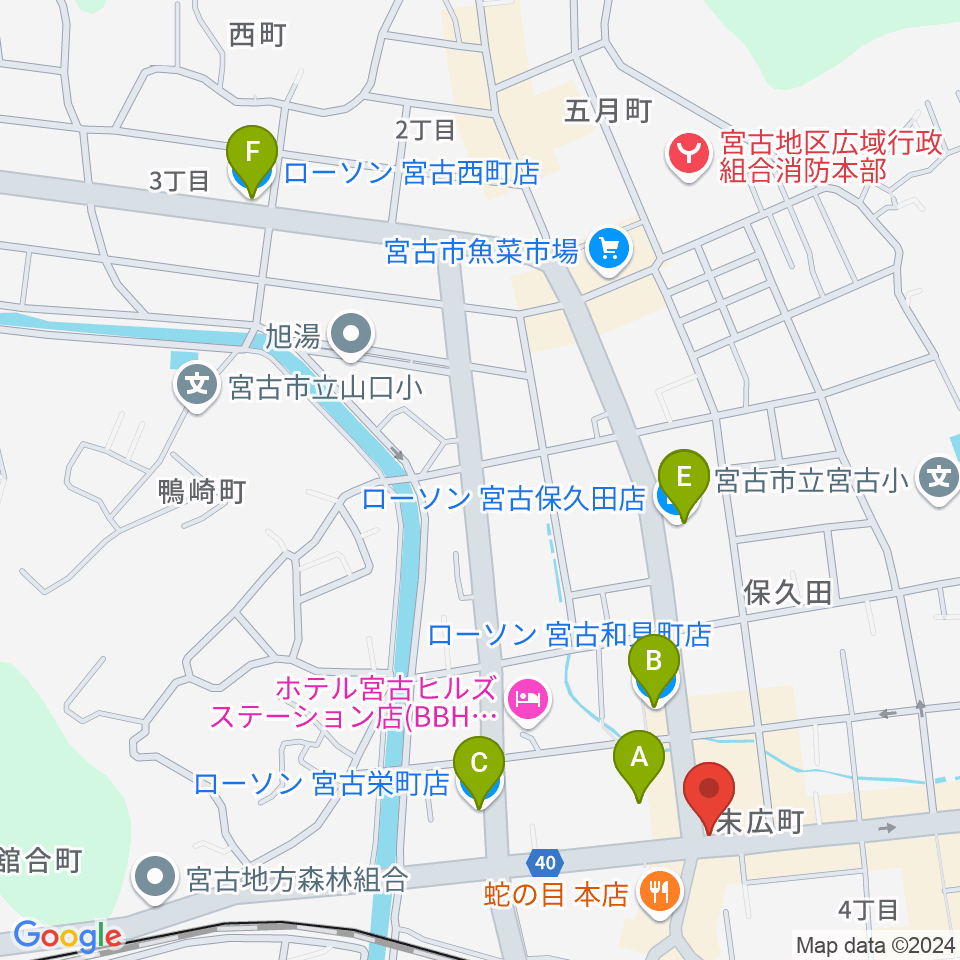 リラパークこなり小成楽器周辺のコンビニエンスストア一覧地図