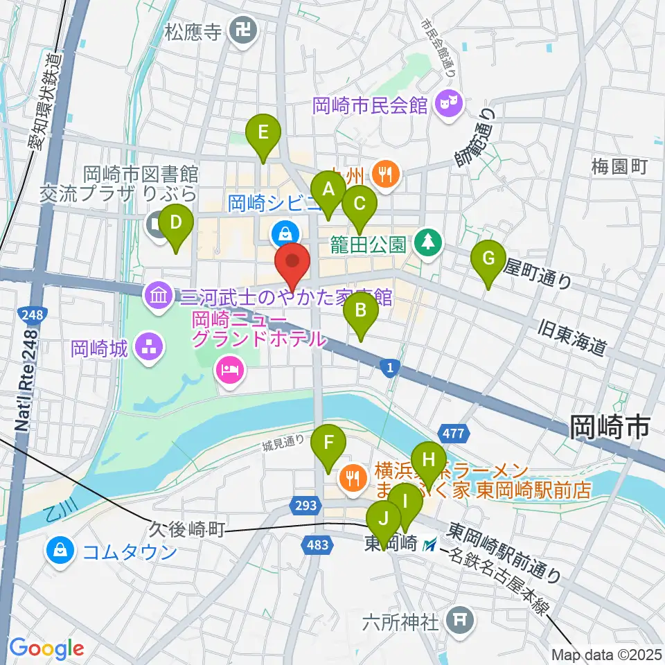 ひかりのラウンジ周辺のコンビニエンスストア一覧地図