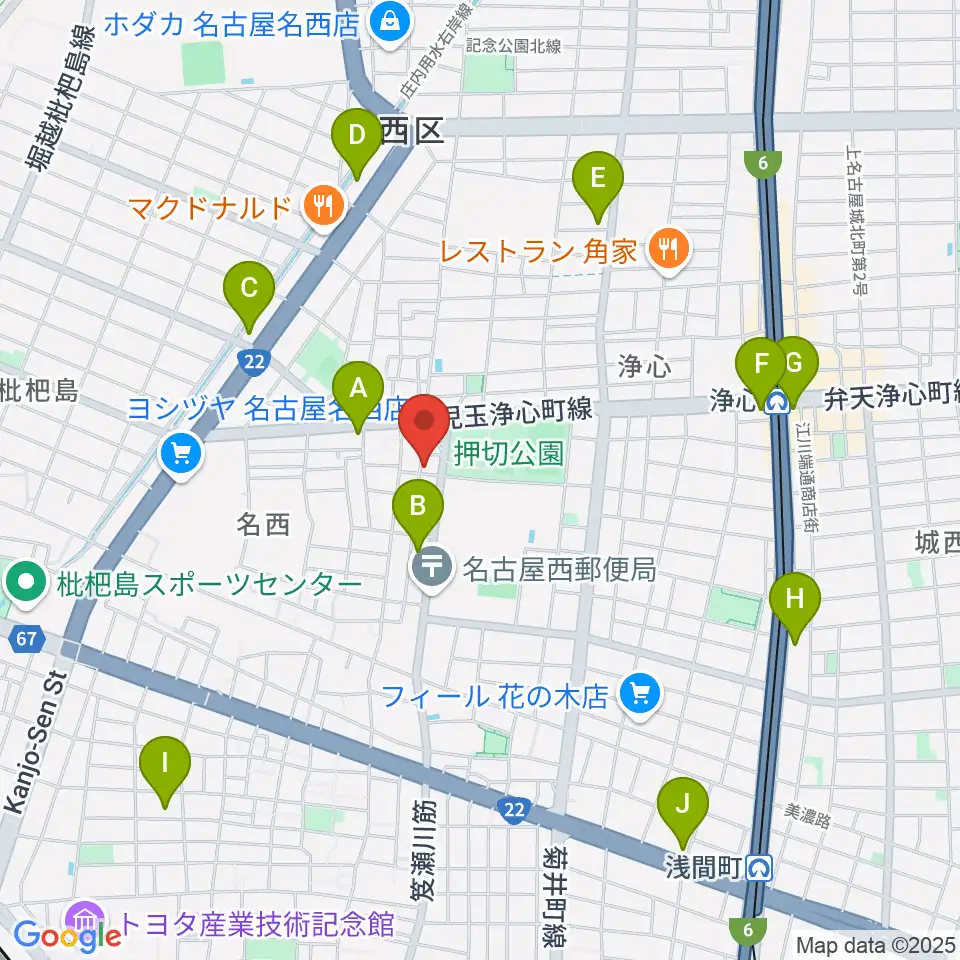 スタジオ・リリタ周辺のコンビニエンスストア一覧地図