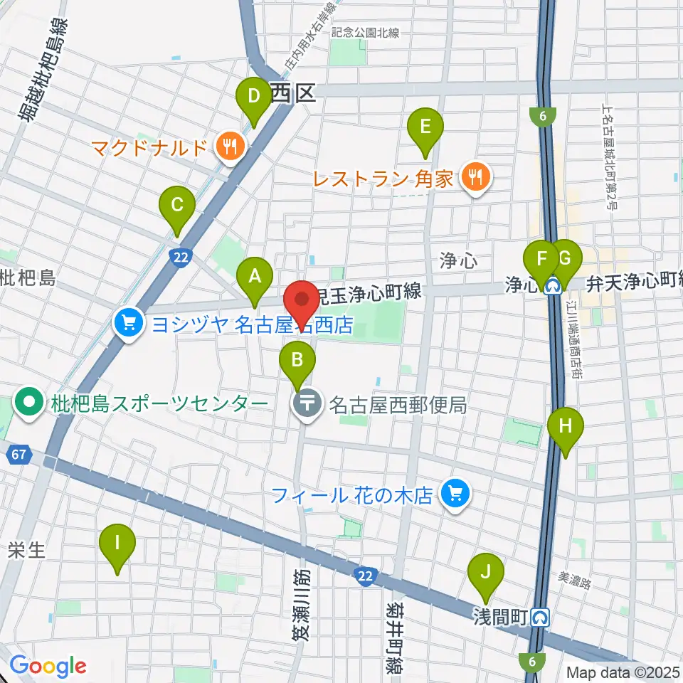 スタジオ・リリタ周辺のコンビニエンスストア一覧地図