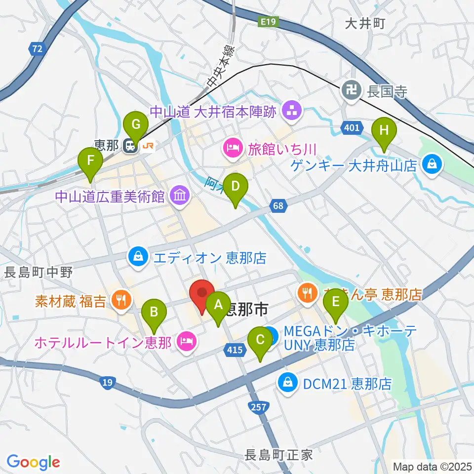New Wave周辺のコンビニエンスストア一覧地図