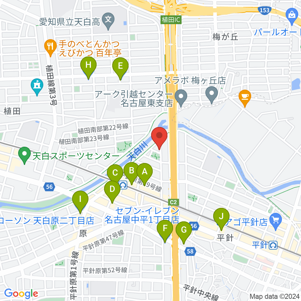 スタジオチャージ周辺のコンビニエンスストア一覧地図