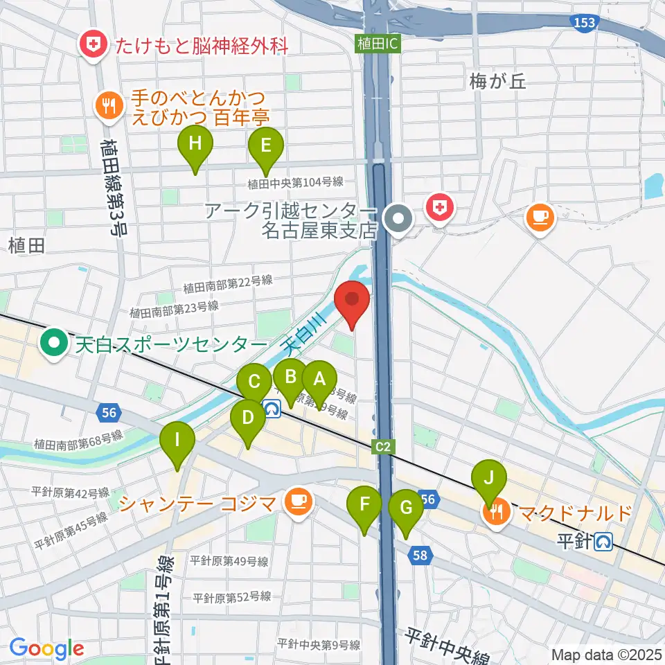 スタジオチャージ周辺のコンビニエンスストア一覧地図