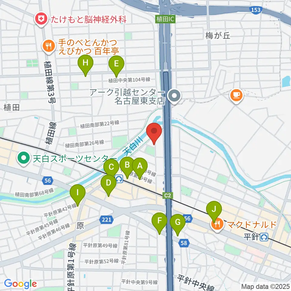 スタジオチャージ周辺のコンビニエンスストア一覧地図