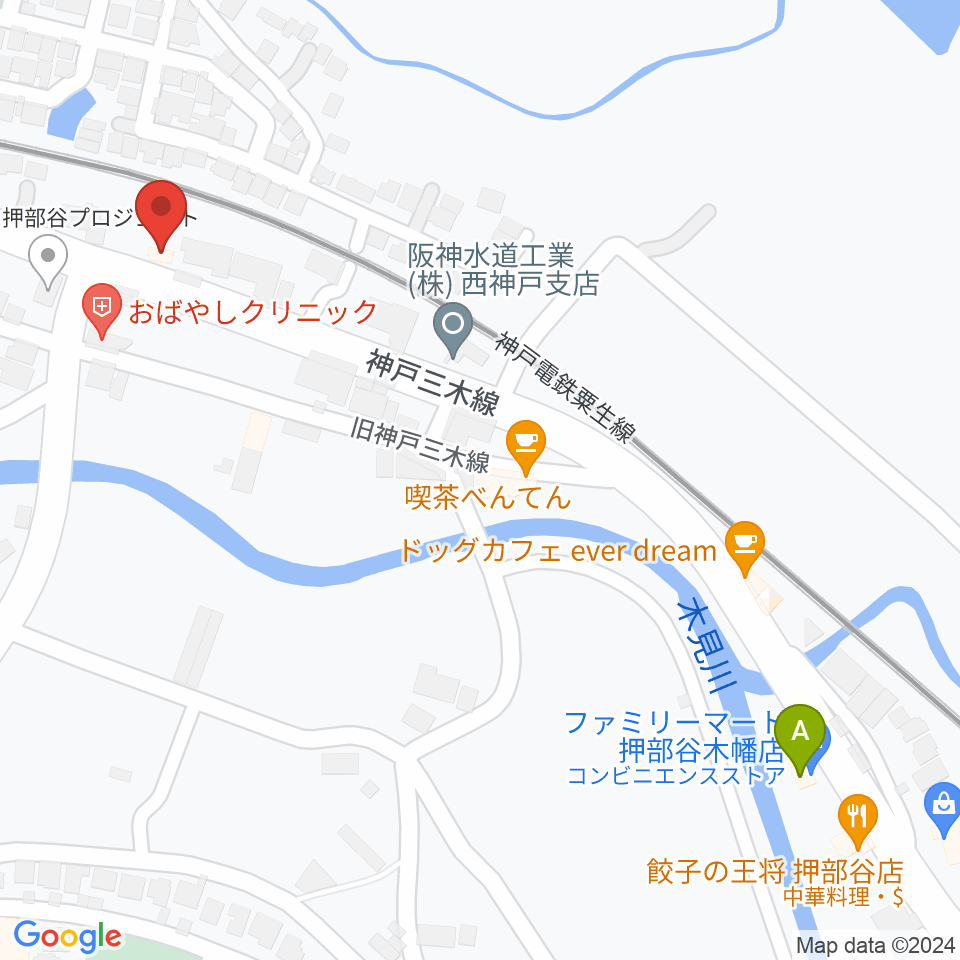 神戸スイングヴィル周辺のコンビニエンスストア一覧地図